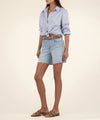 Hailey High Rise Short w/ Raw Hem | Openness