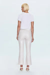 Lennon High Rise Crop Boot Pant | Ivory Luster