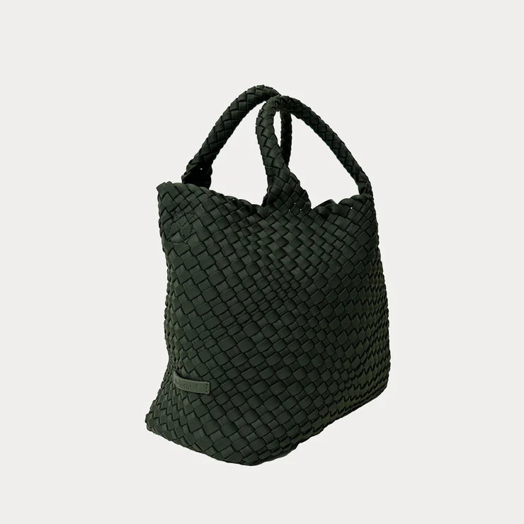 Lily Woven Neoprene Tote with Pouch | Army