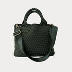 Lily Woven Neoprene Tote with Pouch | Army