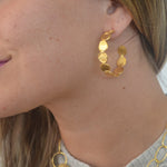 Coins Hoop Earrings