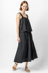 Skirt with Yoke | Black