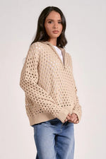 Arabella Half Zip Sweater | Oatmeal