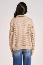 Arabella Half Zip Sweater | Oatmeal