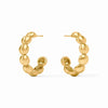 Solara Nova Hoop Earrings | Gold Medium