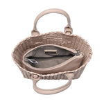 Paisley Woven Crossbody | Almond