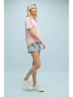 Rose + Honey Striped Sweater