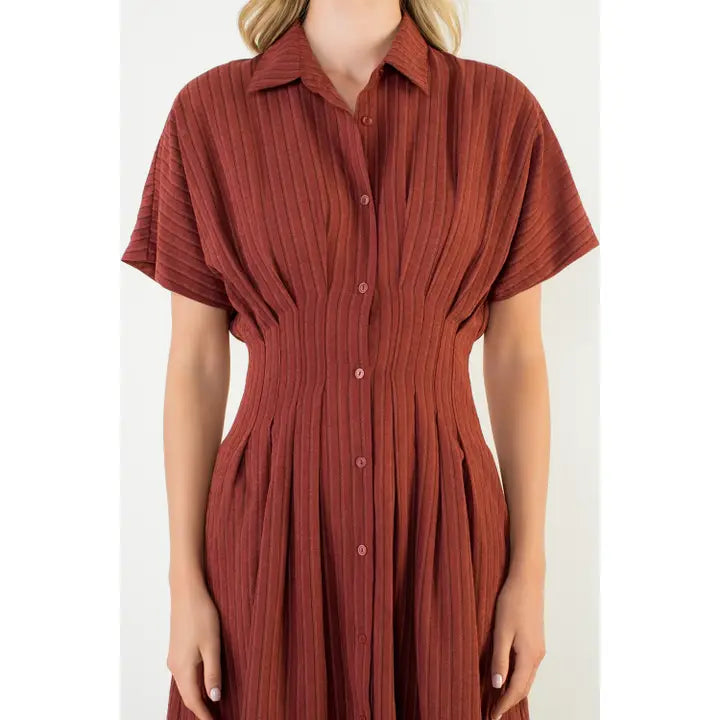 Brynn Dress | Burgundy