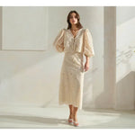 Eyelet Embroidered Blouse | Cream