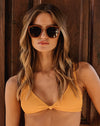 Chloe Sunglasses | Maple/Green
