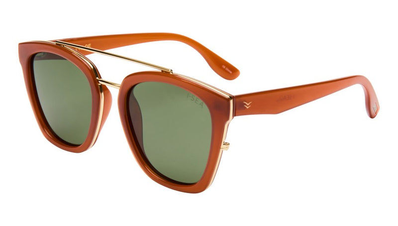 Chloe Sunglasses | Maple/Green