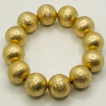 Big Ball Bracelet | Brushed Gold