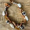 Beaded Bandana Necklace | Batik Sand