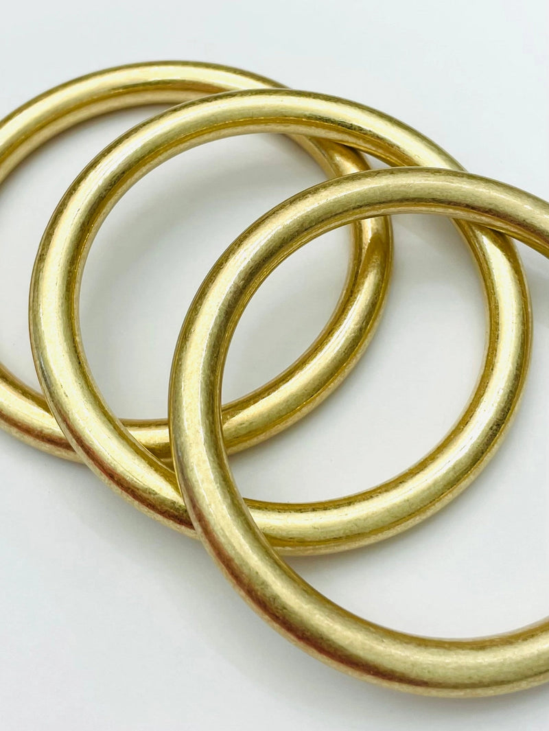Matte Gold Bangles – belletique