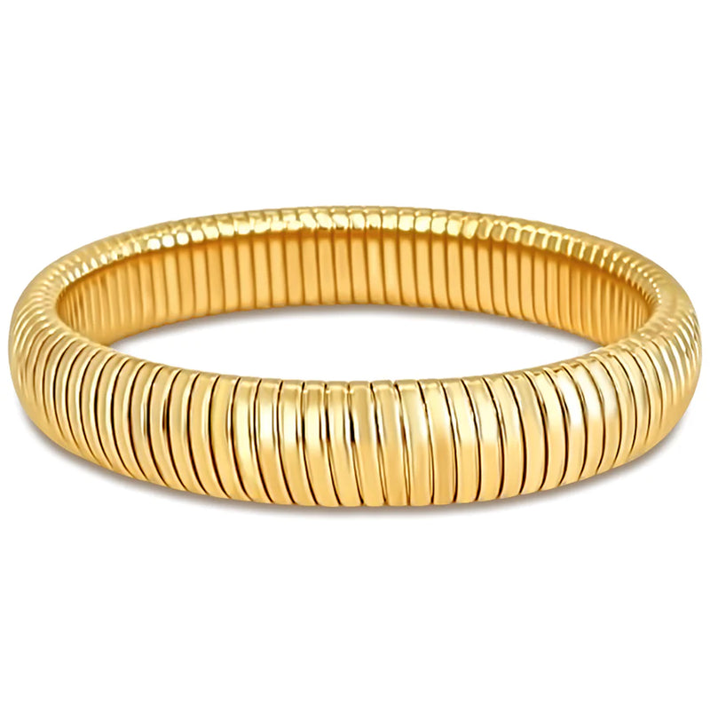 Sandra Coil Bangle Bracelet | Gold