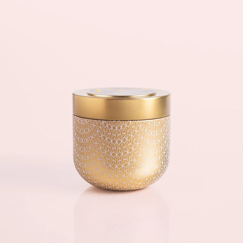 Exotic Blossom & Basil Gilded Tin Candle | 12.5 oz.