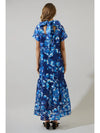 Abbie Floral Organza Maxi Dress