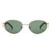 Lennox Sunglasses | Gold/Green Polarized