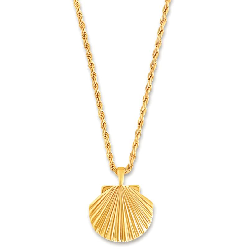 Natalie Oversized Shell Pendant Necklace