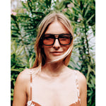 Royal Sunglasses | Black/Peach