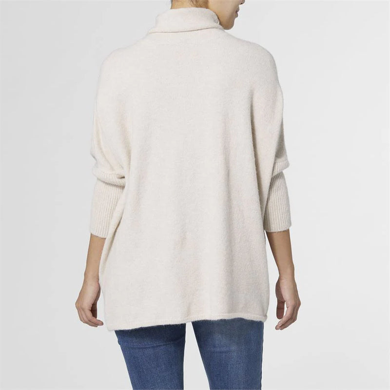 Oversized Cowl Neck Sweater | Oatmeal