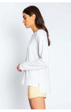 Long Sleeve Top | Heather Gray