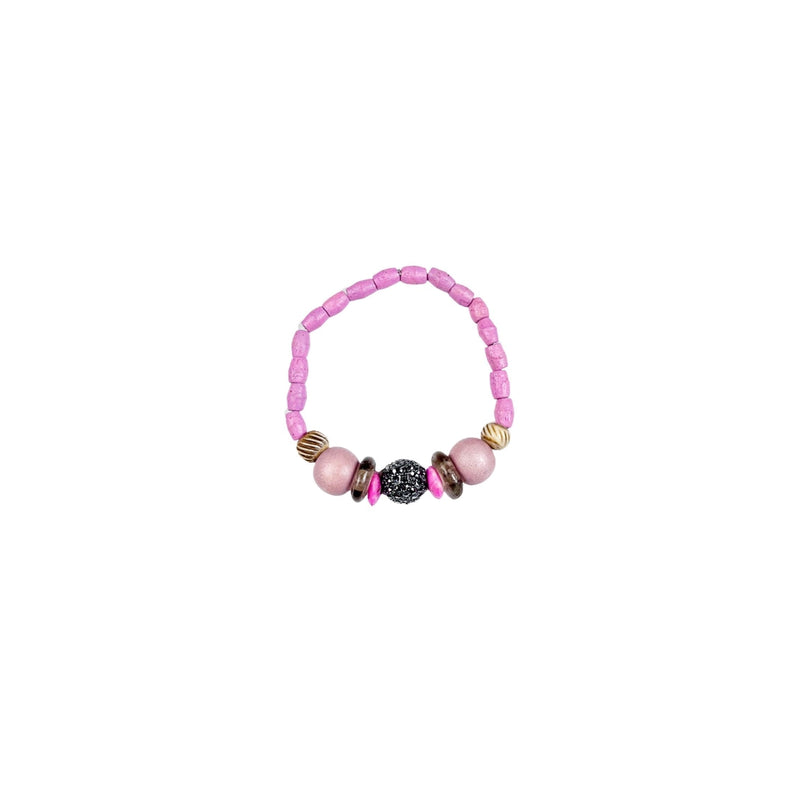 Tribal Stack Bracelet | Pink + Pavé