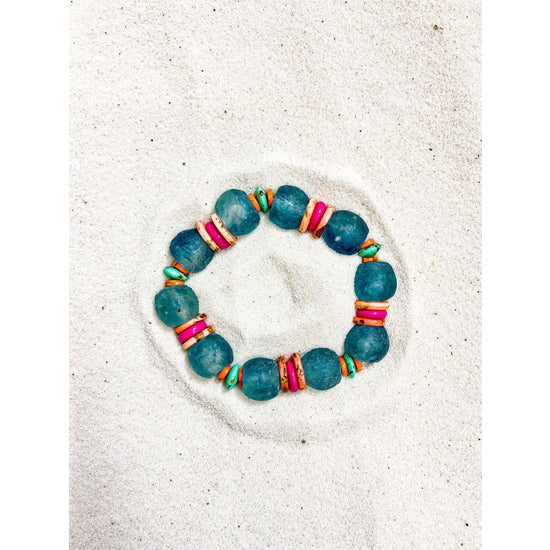 Glass Stack Bracelet | Tropic