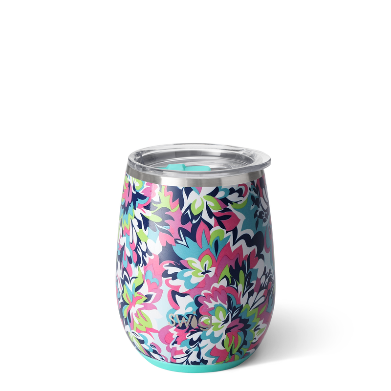 Frilly Lilly Stemless Wine Cup (14oz)