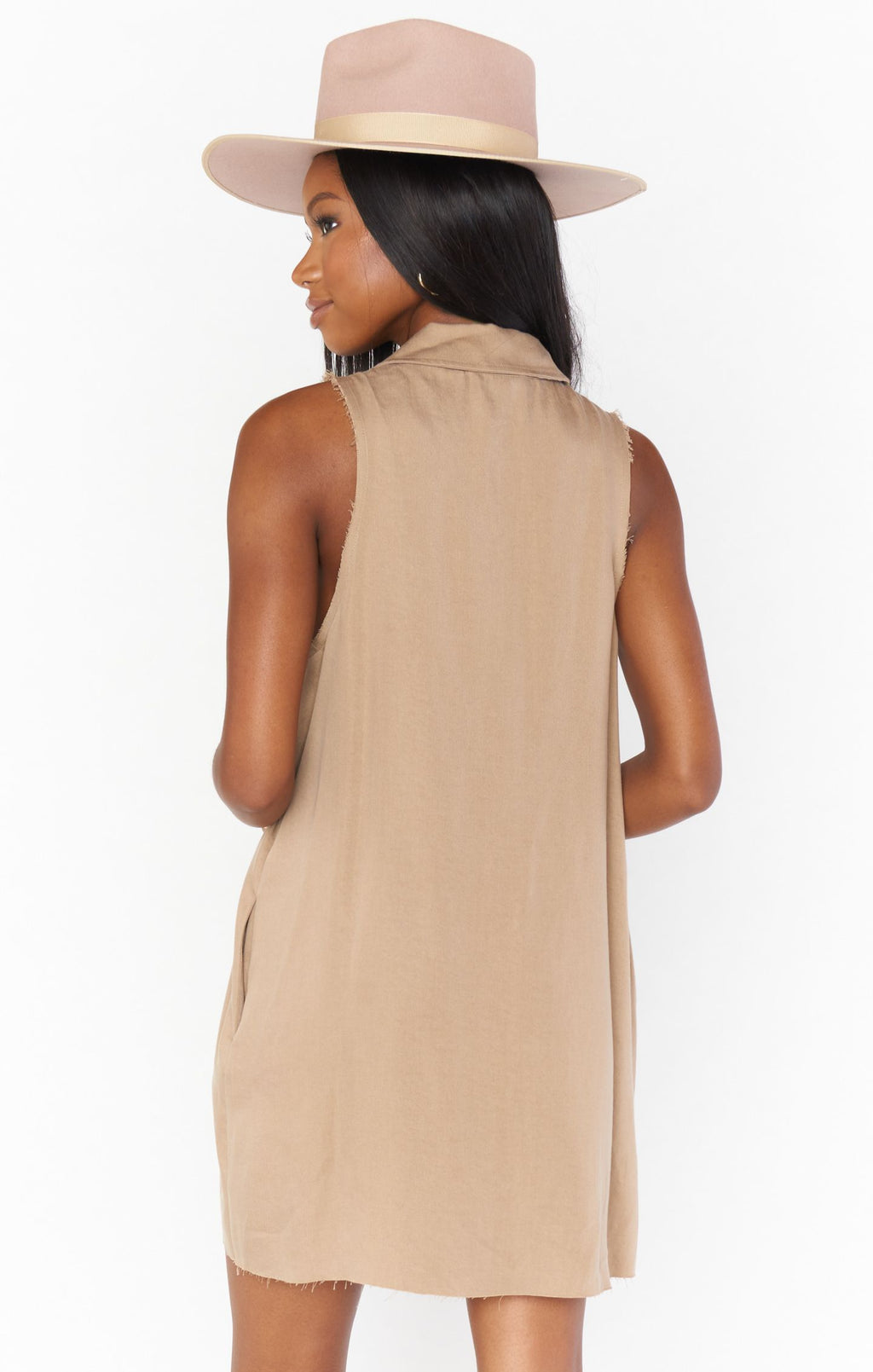 Vicki Shirt Dress | Tan