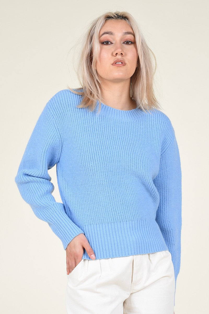 Soft Knit Sweater | Bleu