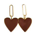 Hearts on Fire Earrings | Brown