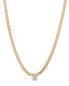 Bardot Stud Charm Necklace | Gold