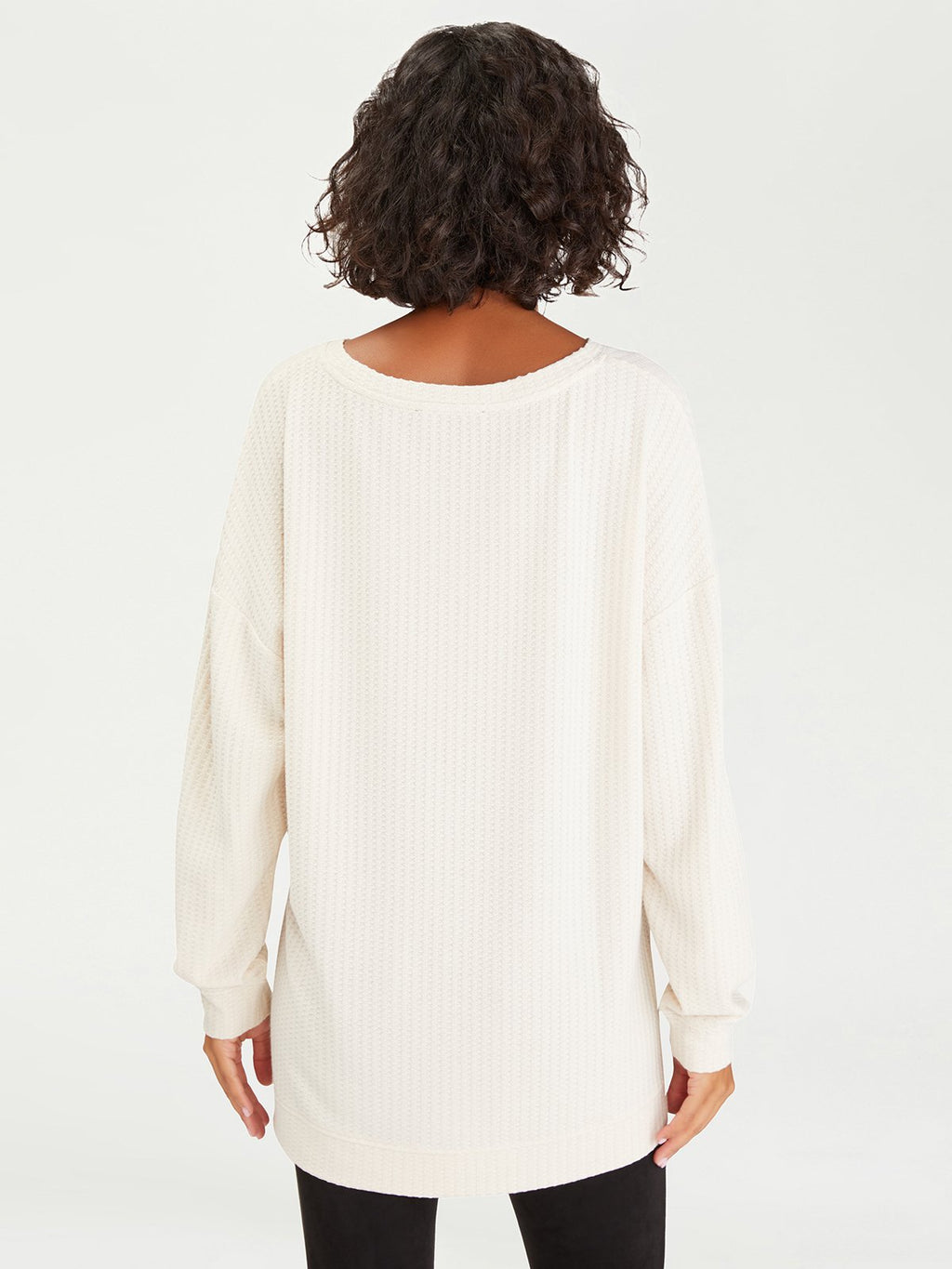 Slow Time Waffle Tunic | Bare