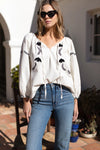 Lucy Dove Embroidery Blouse | Salt Organic