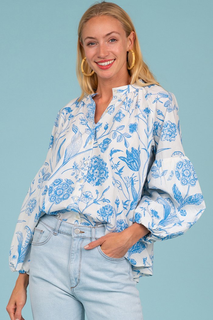 Emory Blouse | Toile Sky