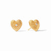 Esme Heart Stud Earrings