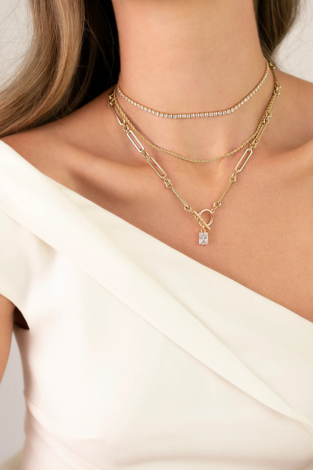 Ella Necklace | Crystal