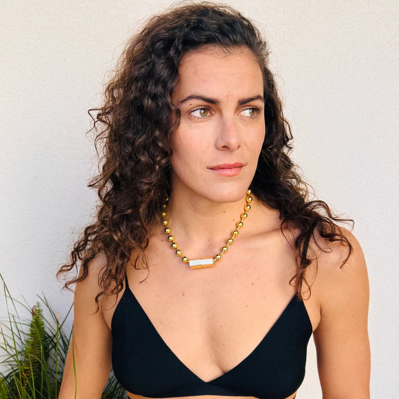 Ball Necklace | Gold