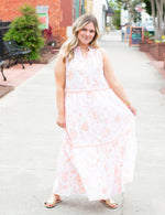 Ro Long Dress | Toile Coral