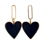 Hearts on Fire Earrings | Black