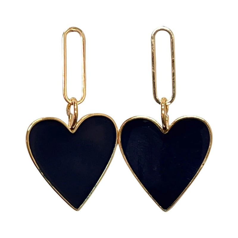 Hearts on Fire Earrings | Black