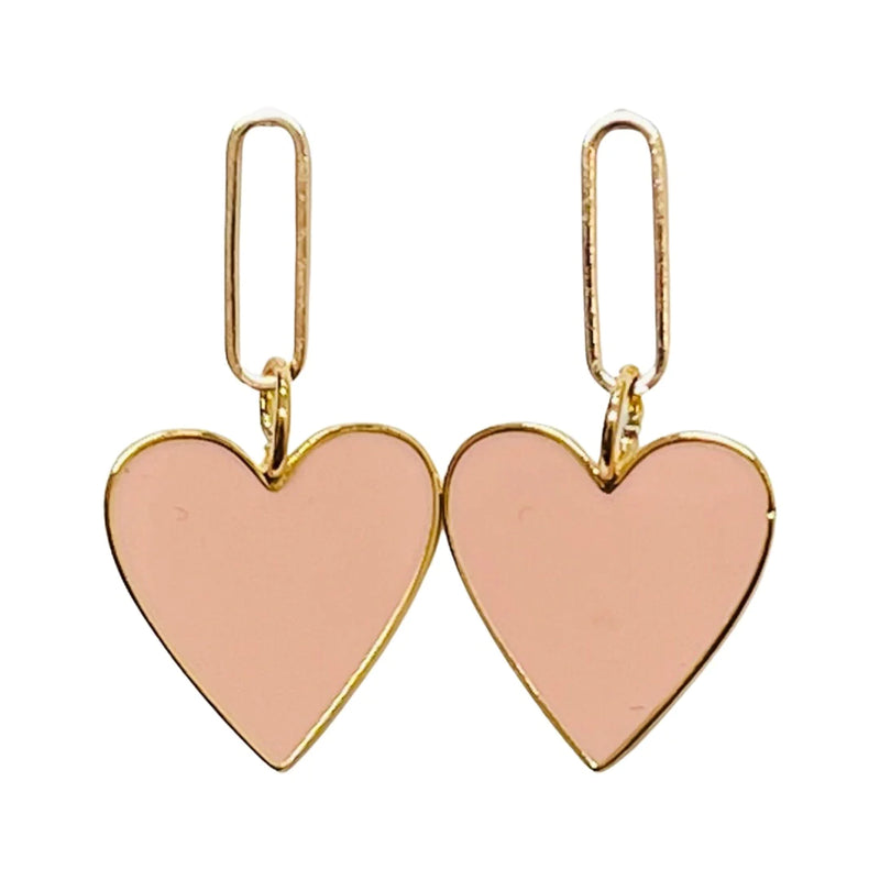 Hearts on Fire Earrings | Peach