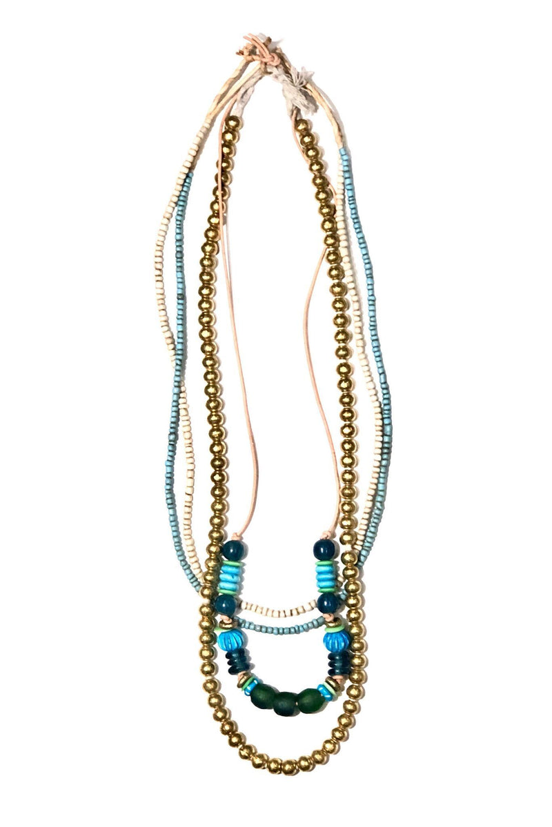 Layered Classic Necklace | Blues