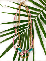 Palm Layer Necklace Set