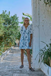 Jenkins Dress | Blue Flamingo