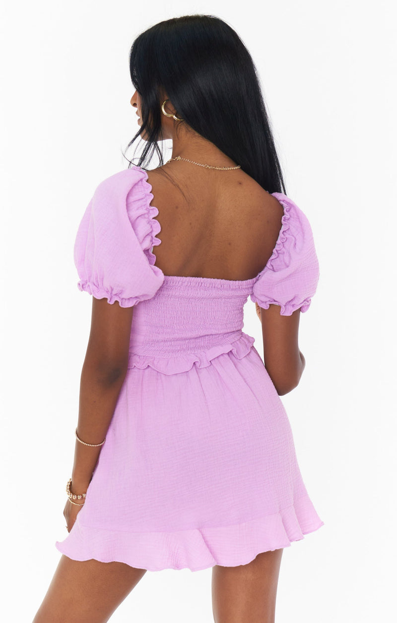 Sophie Mini Dress | Bright Lilac
