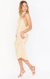 Jasmine Halter Midi Dress | Desert Snake