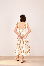 Leopard Shell Midi Dress