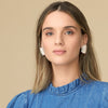 Mini Madeline Earrings | Ivory+RoseGold
